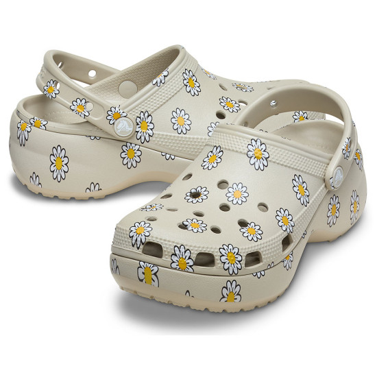 Crocs Classic Platform Floral Clog